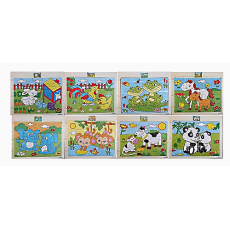 20 Piece Wooden Tray Puzzles 